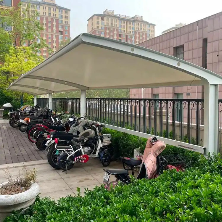 新野县膜结构电动车棚